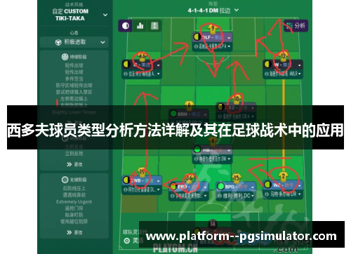 西多夫球员类型分析方法详解及其在足球战术中的应用